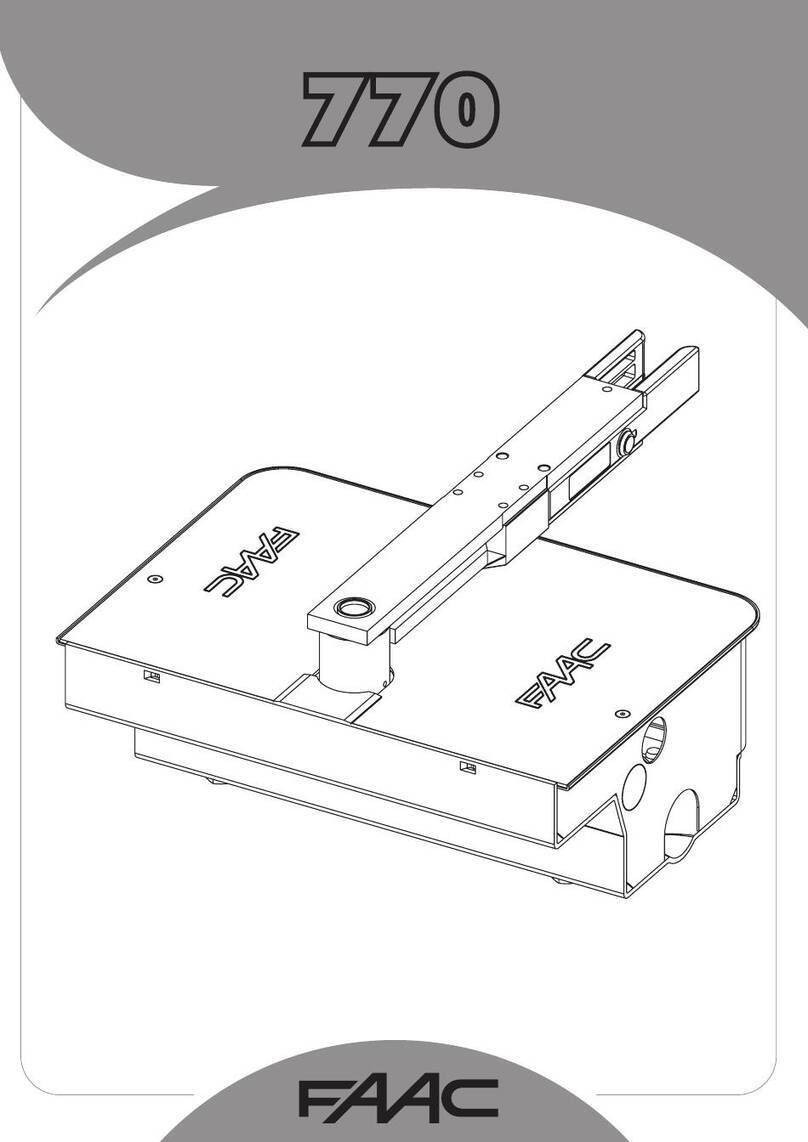 FAAC 770 COMPACT manual