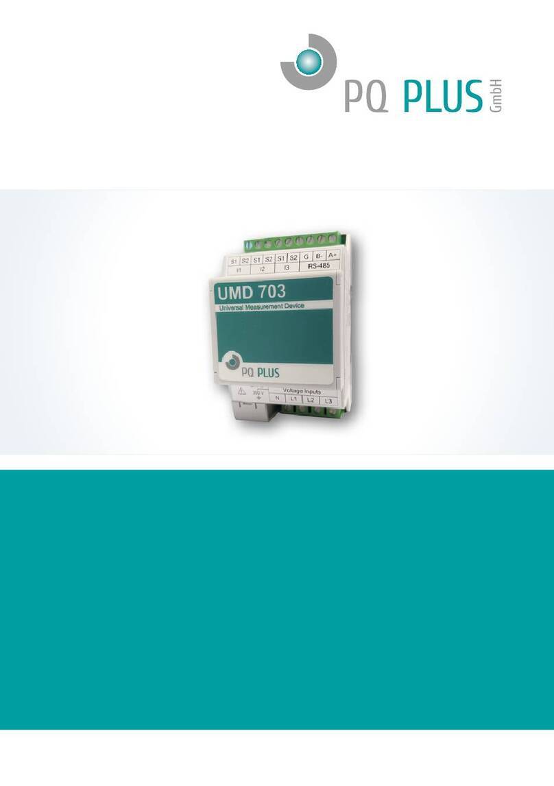 PQ Plus UMD 703 Instruction manual