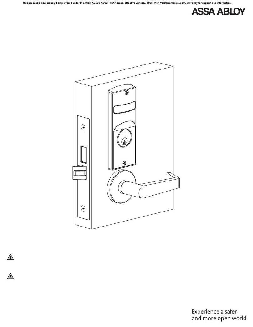 Assa Abloy 8800 Series User manual