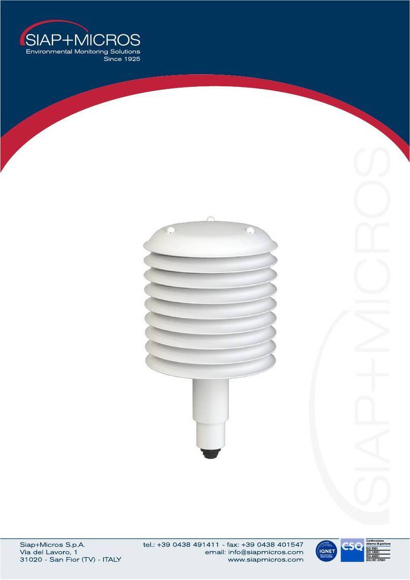 SIAP+MICROS t026 TTEPRH User manual and maintenance