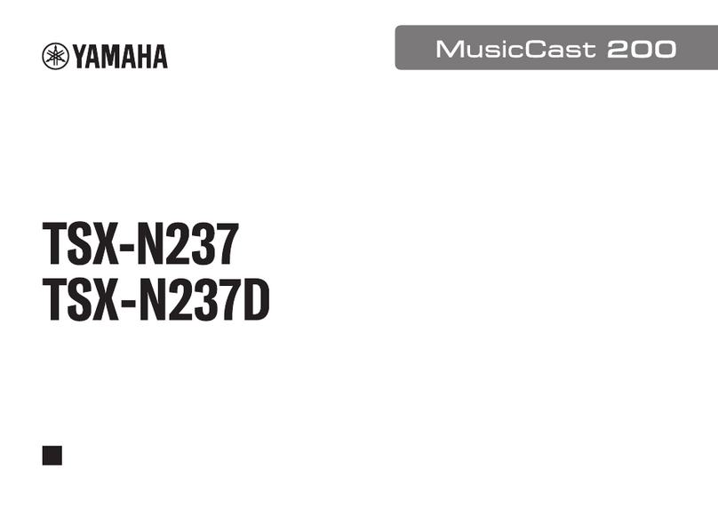 Yamaha MusicCast 200 User manual Yamaha MusicCast 200 User manual