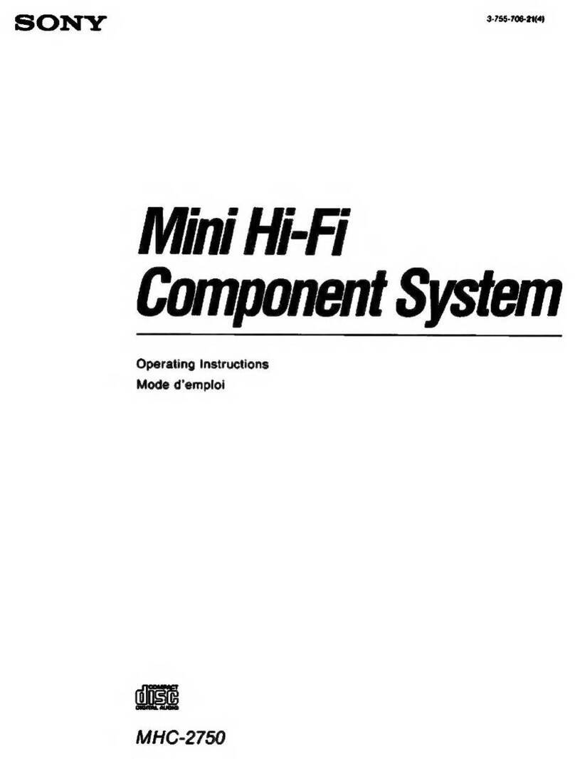 Sony MHC-2750 User manual