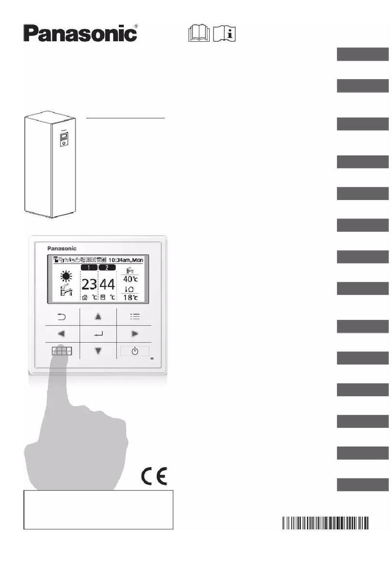 Panasonic Aquarea WH-ADC0916H9E8 User manual