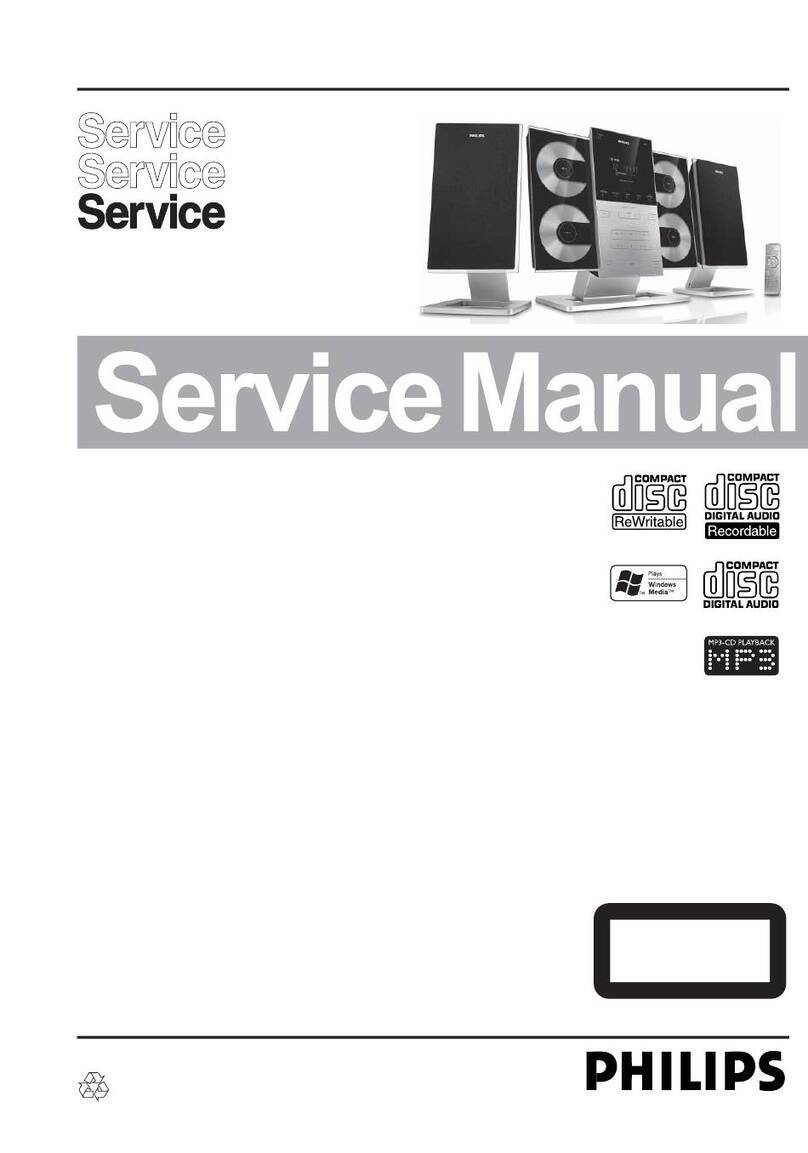 Philips MCM 298 Service manual