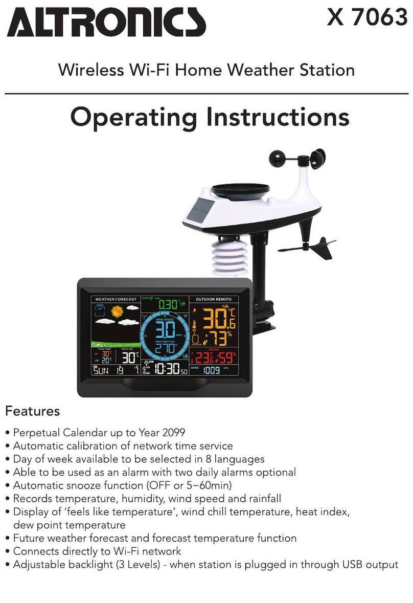 Altronics X 7063 operating instructions