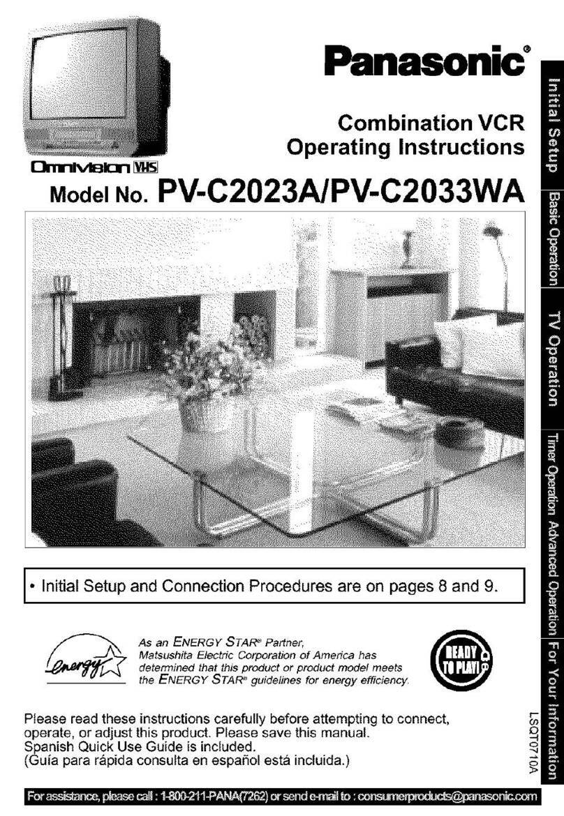 Panasonic PV-C2023A User manual