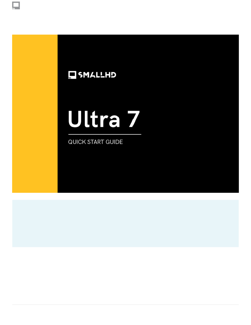 Small HD Ultra 7 quick start guide Small HD Ultra 7 quick start guide