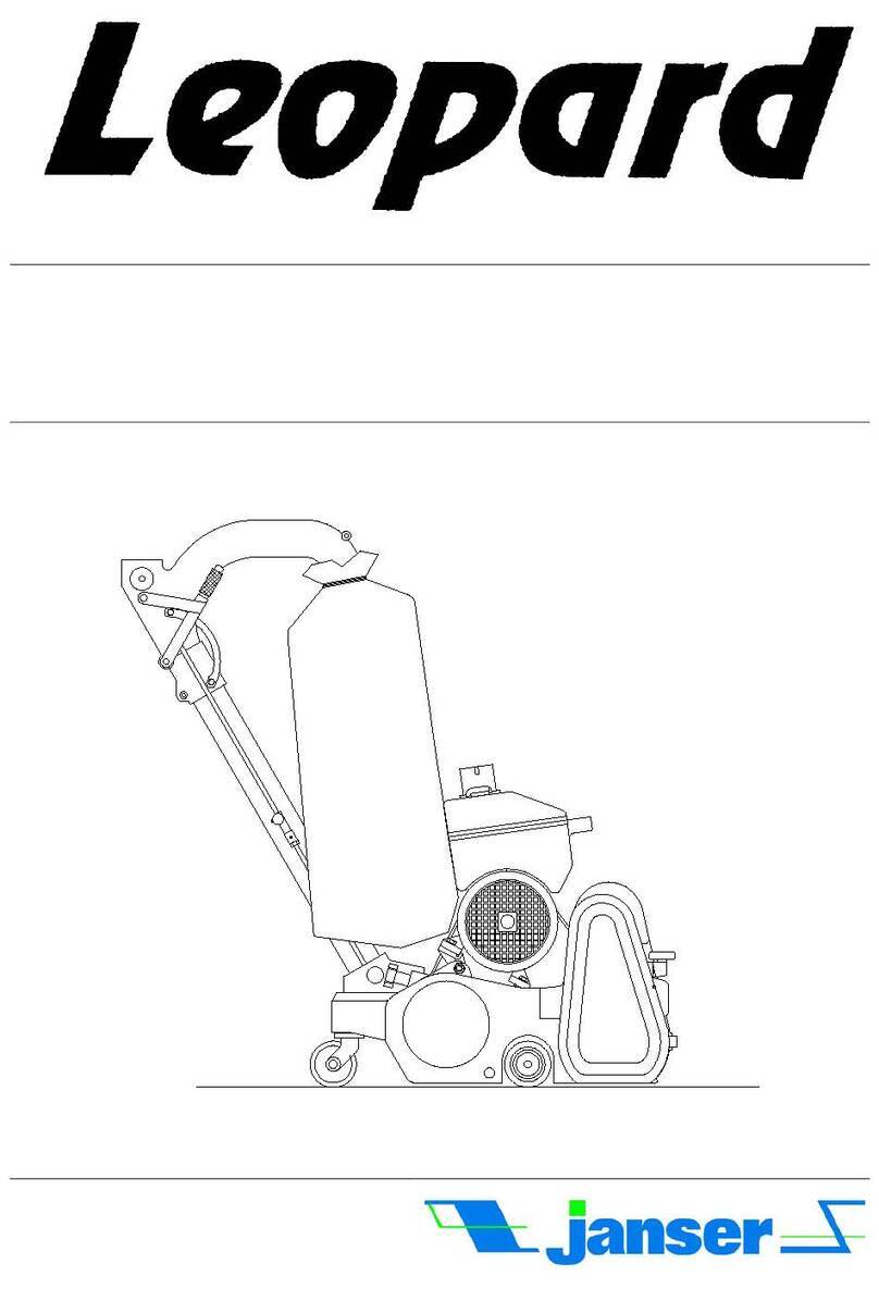 Janser Leopard Use and maintenance manual