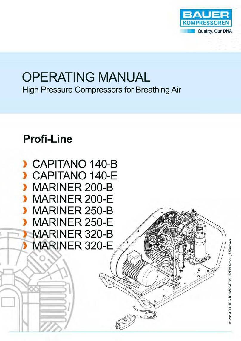 Bauer Kompressoren Profi-Line CAPITANO 140-B operating manual