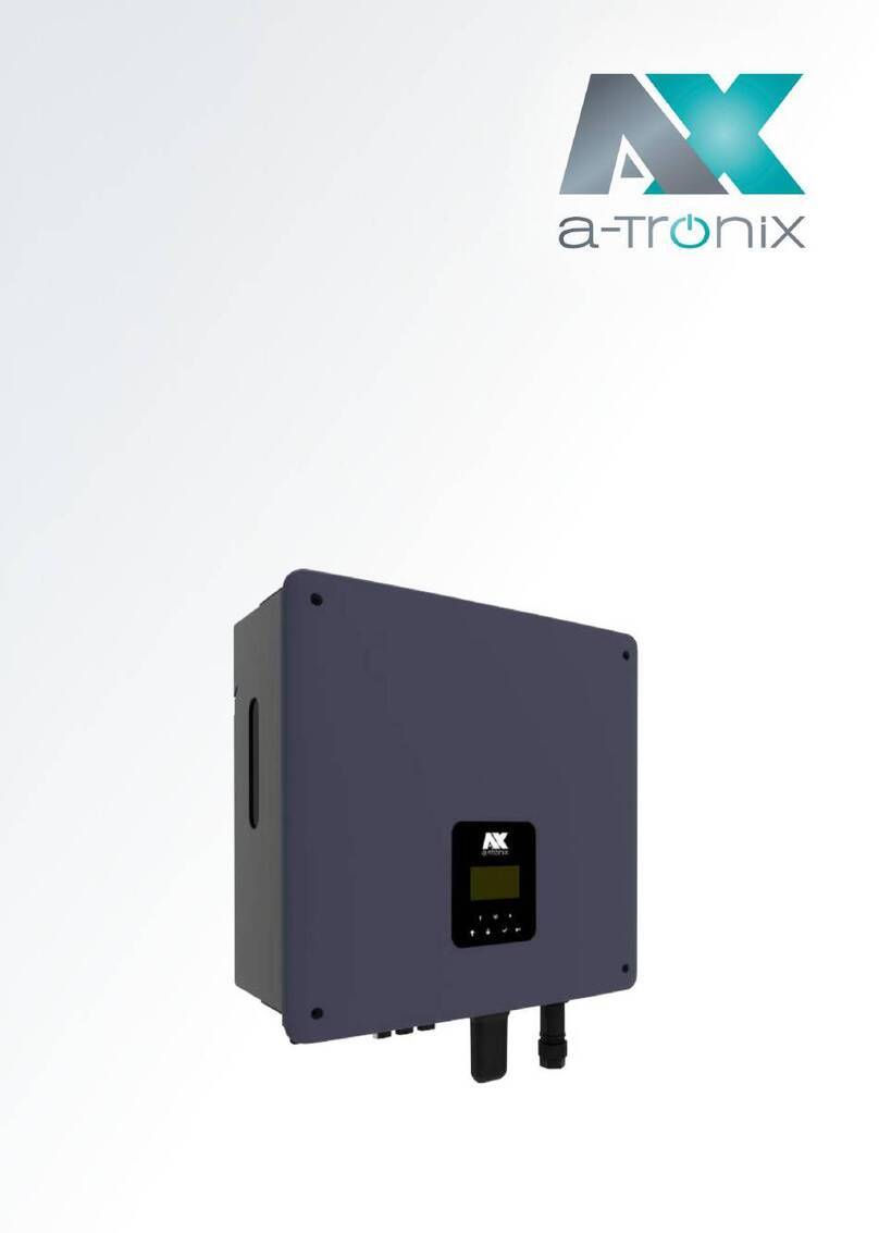 Atronix AX Series Installation and operating instructions