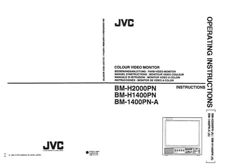JVC BM-H2000PN User manual JVC BM-H2000PN User manual