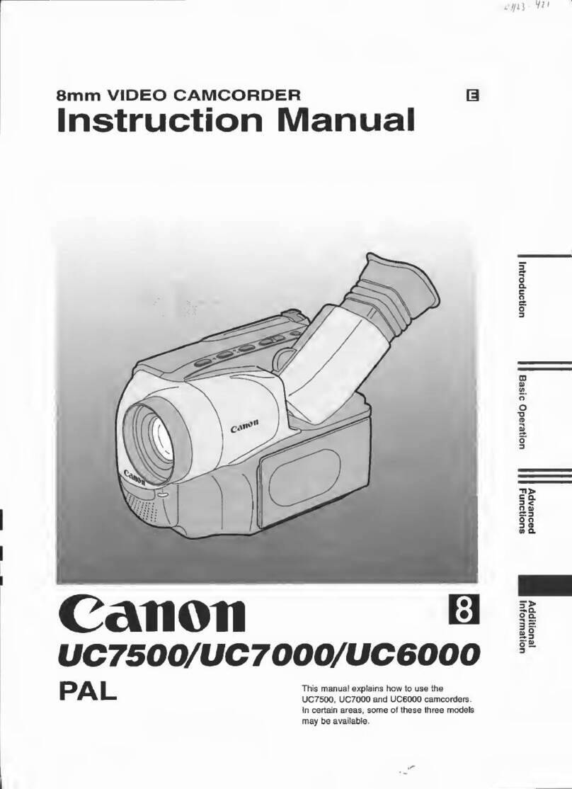Canon UC 7000 User manual Canon UC 7000 User manual