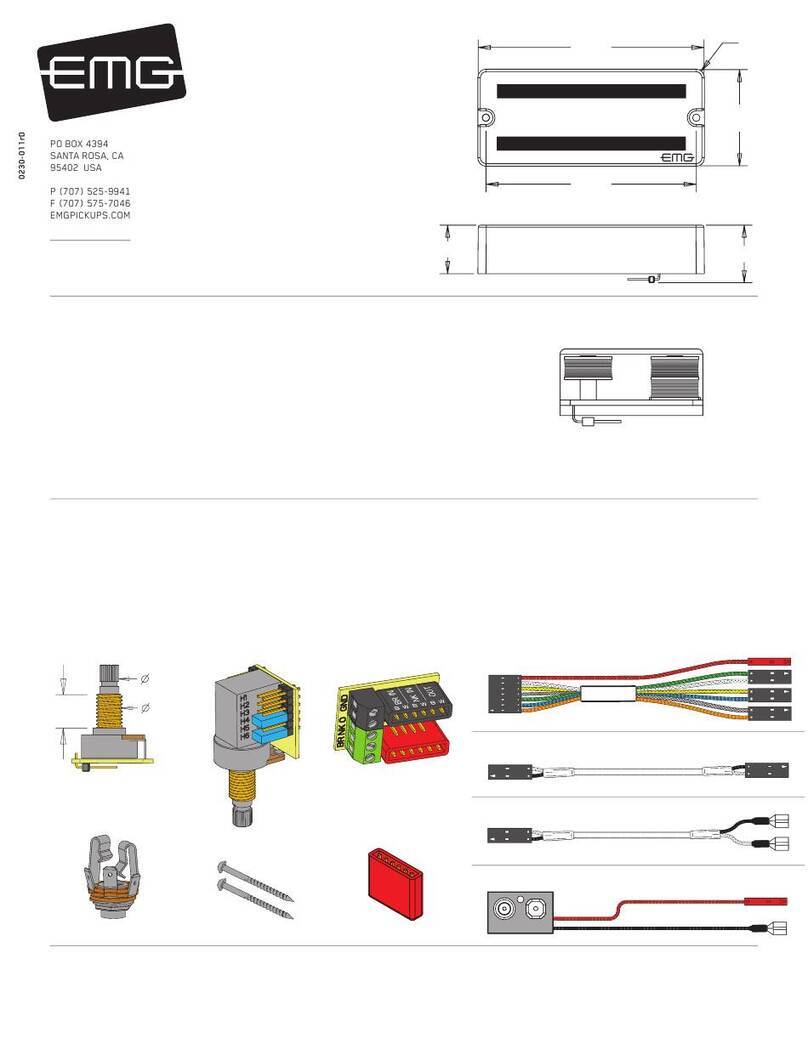 EMG 707-TW Installation information
