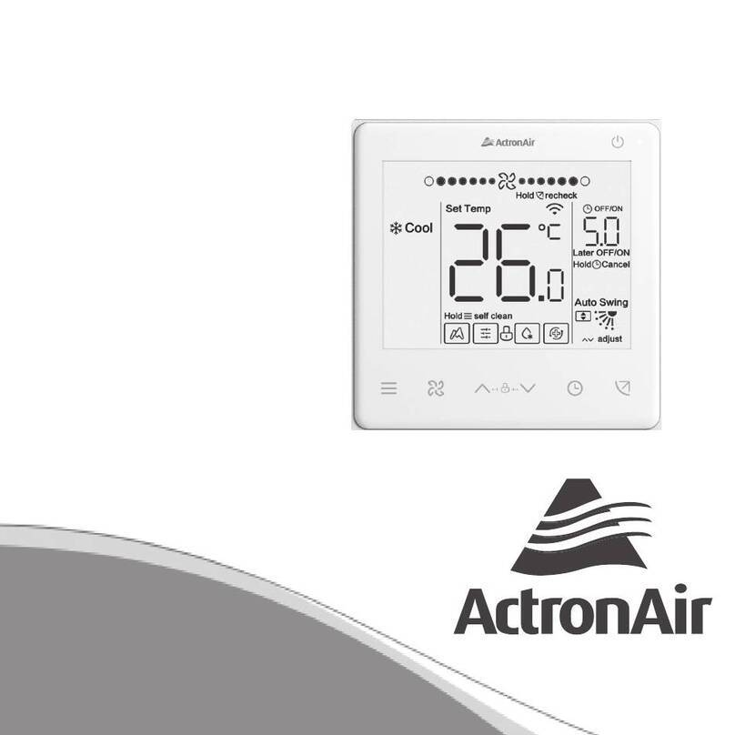 ActronAir MWC-B01CS User manual