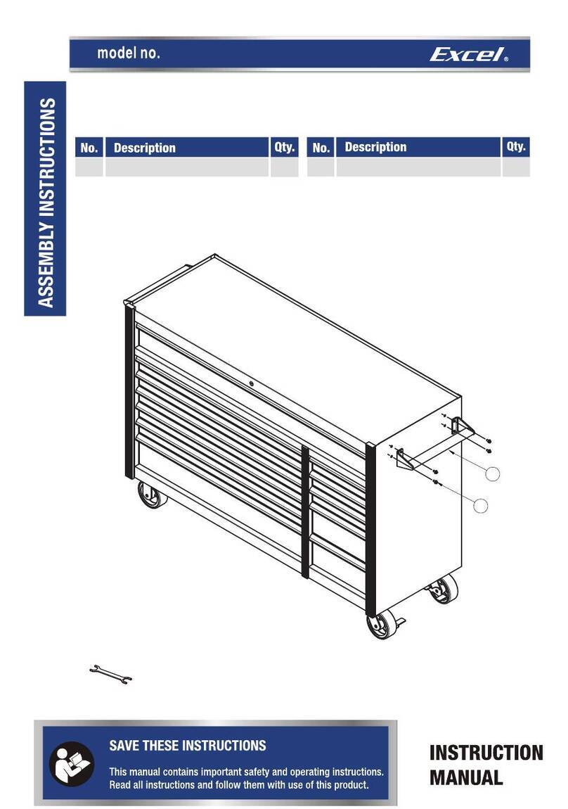 Excel TB5607X-B Assembly instructions