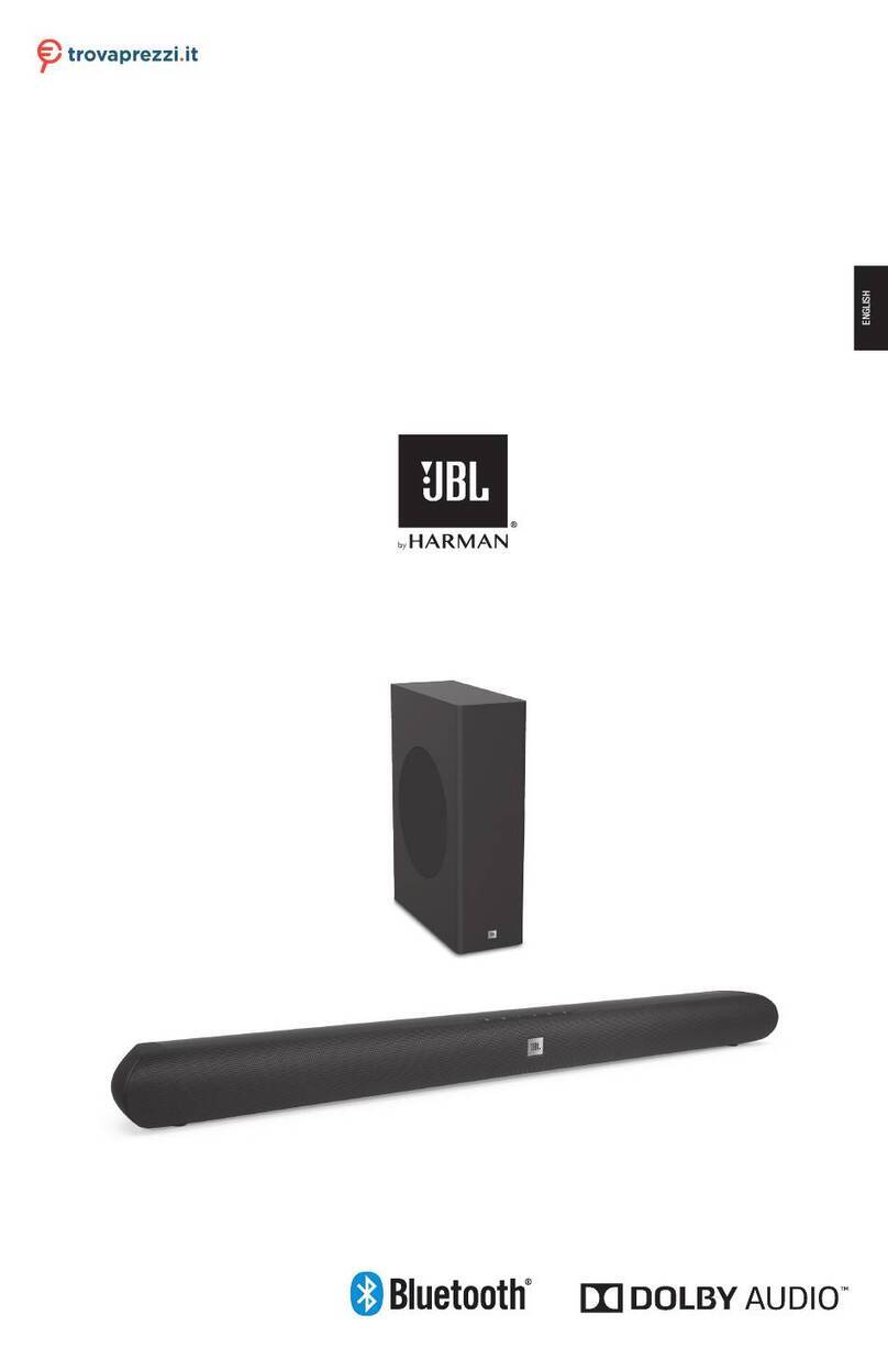 Harman JBL CINEMA SB150 owner's manual
