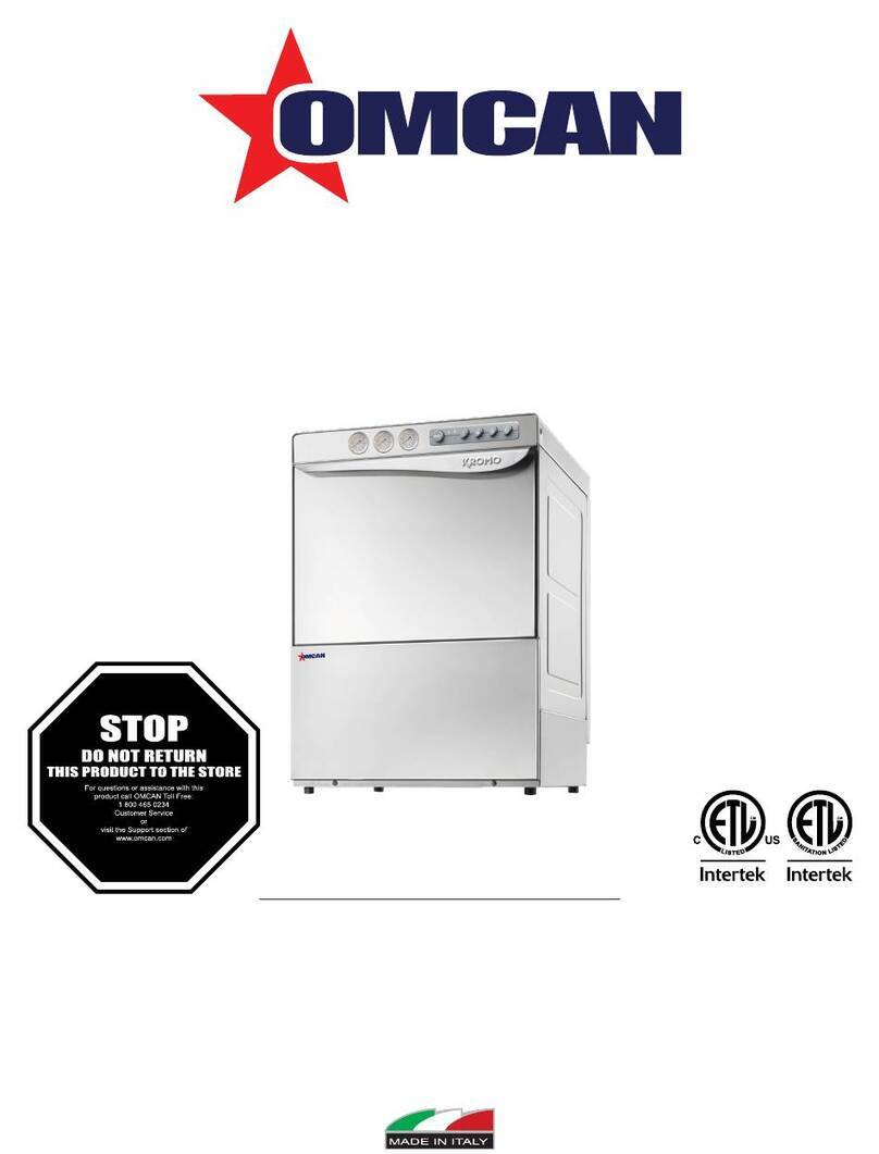 Omcan CD-IT-50-1 User manual