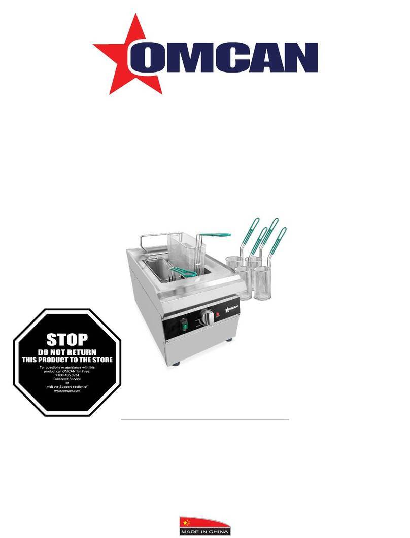 Omcan CE-CN-0004-N User manual