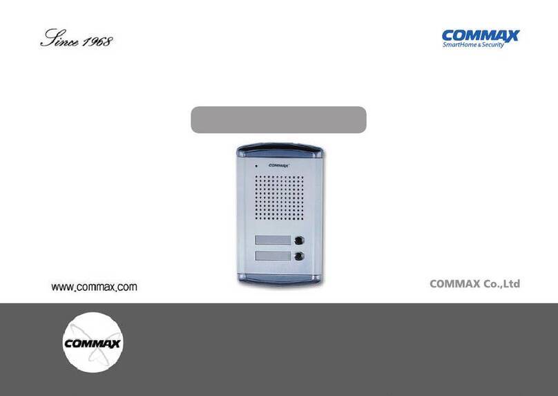 Commax DR-2A2N User manual Commax DR-2A2N User manual