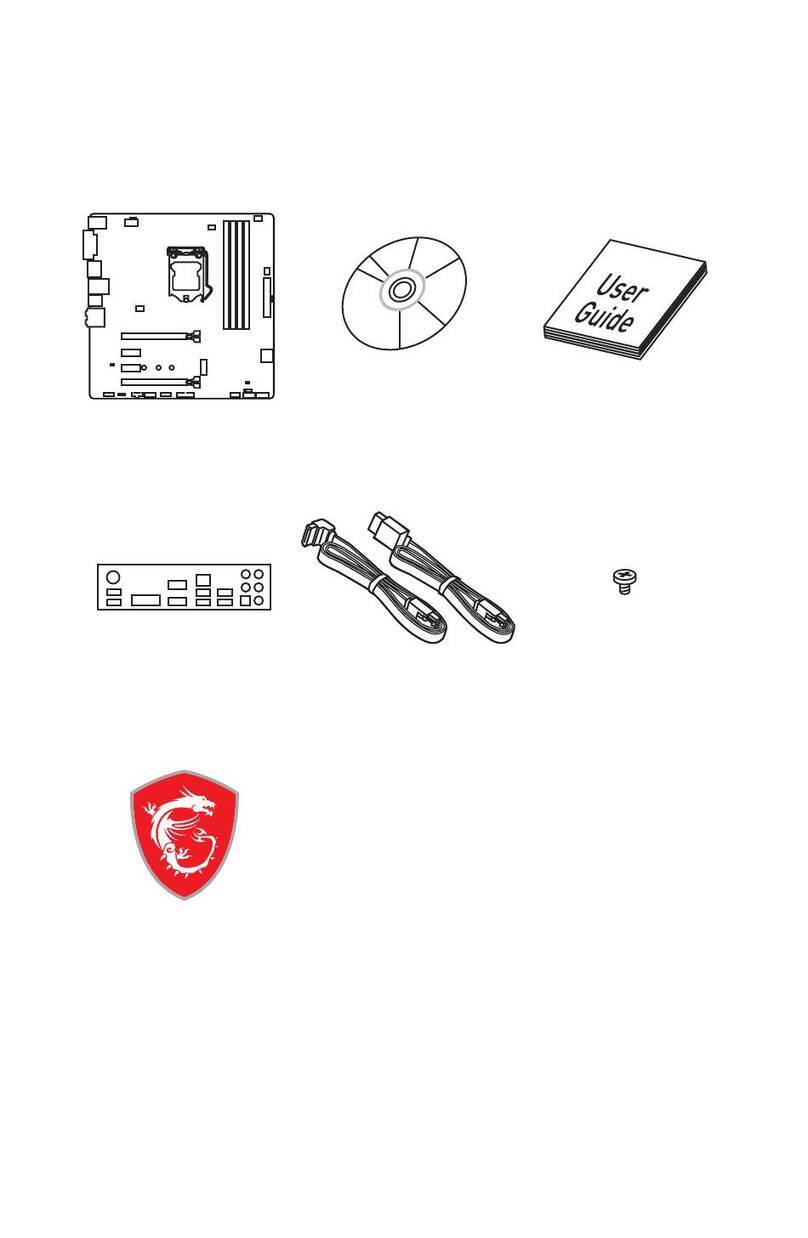 MSI B360M BAZOOKA PLUS unpacking instructions