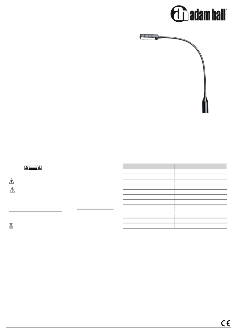 Adam Hall SLED1ULTRAXLR4 manual
