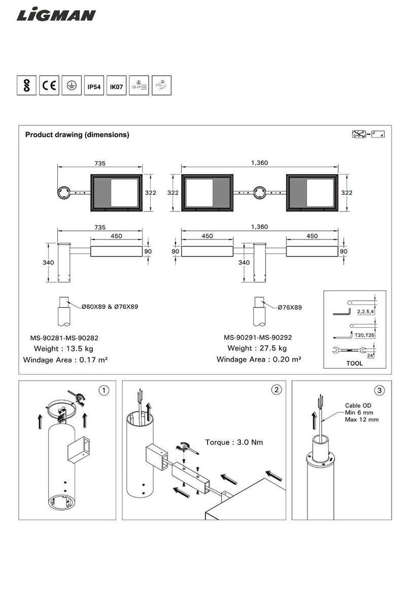 LIGMAN MUSTANG 41 installation manual