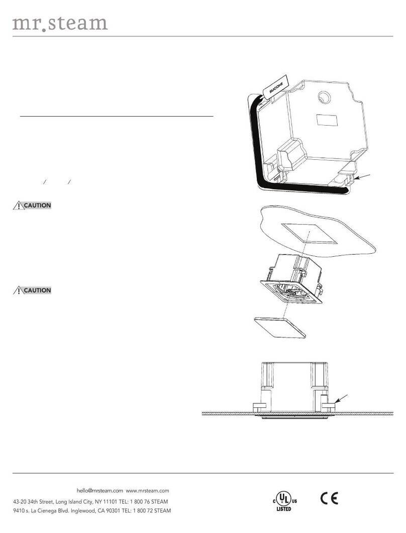 mr. steam Audio XBK installation instructions