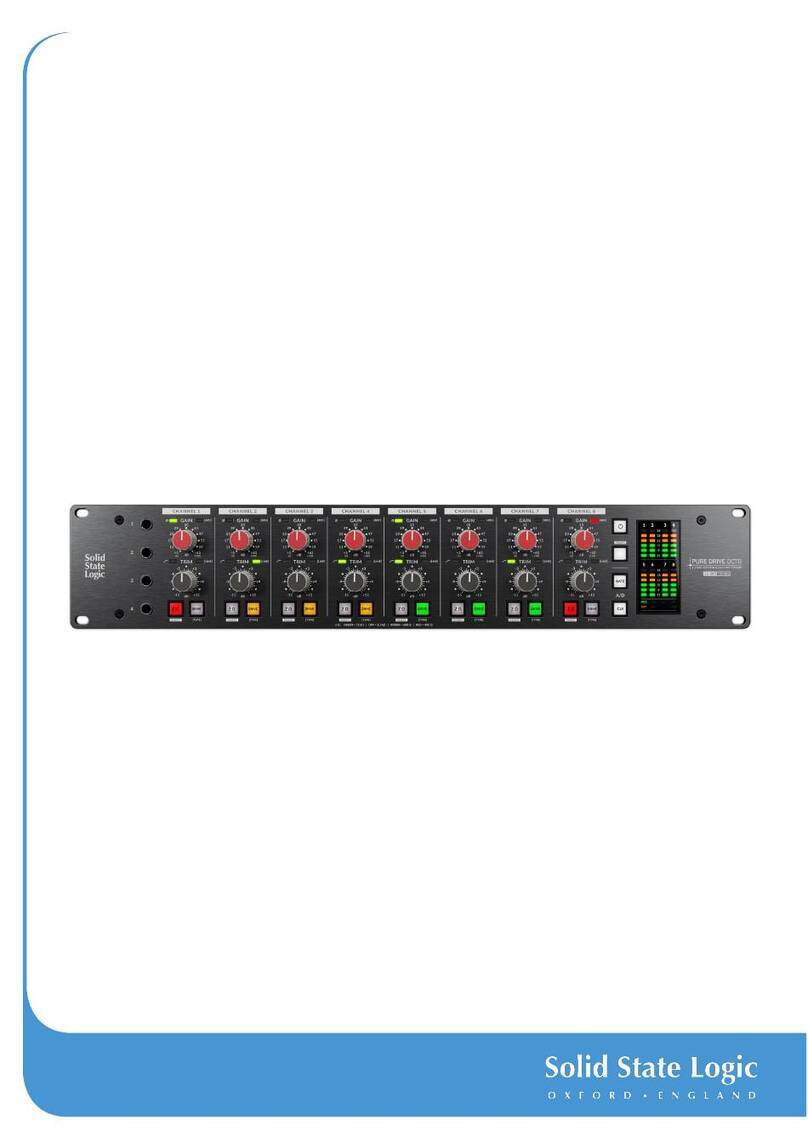 Solid State Logic PURE DRIVE OCTO user guide