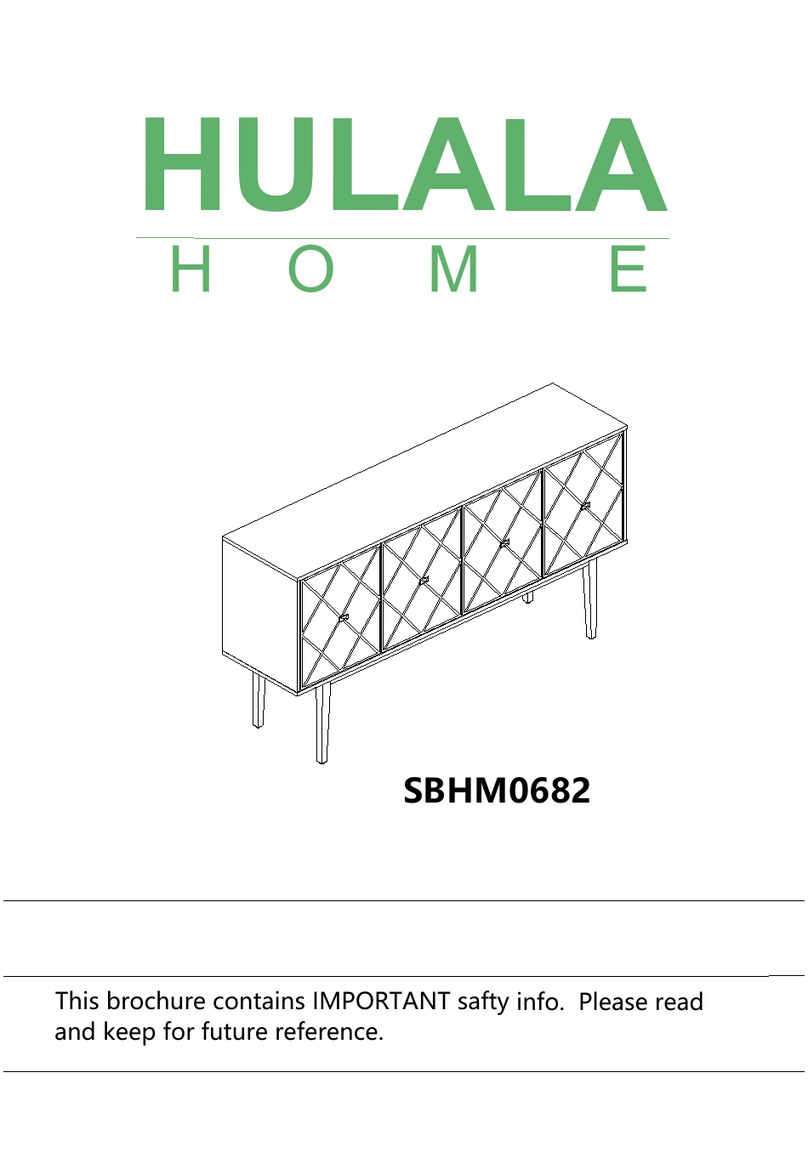 HULALA HOME SBHM0682 User manual