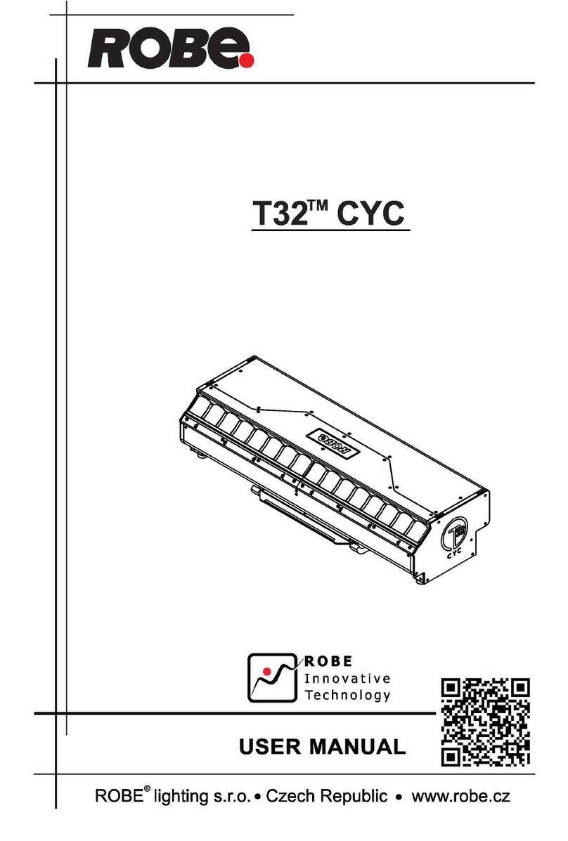 Robe T32 CYC User manual