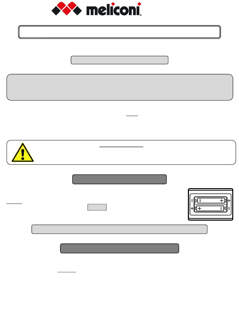 MELICONI EASY 300 User manual