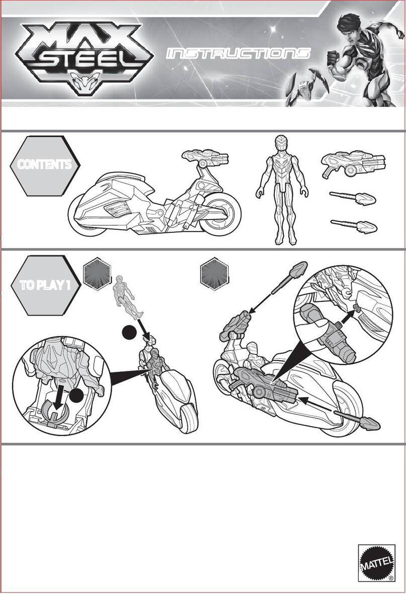 Mattel MAX STEEL Y1410 instructions