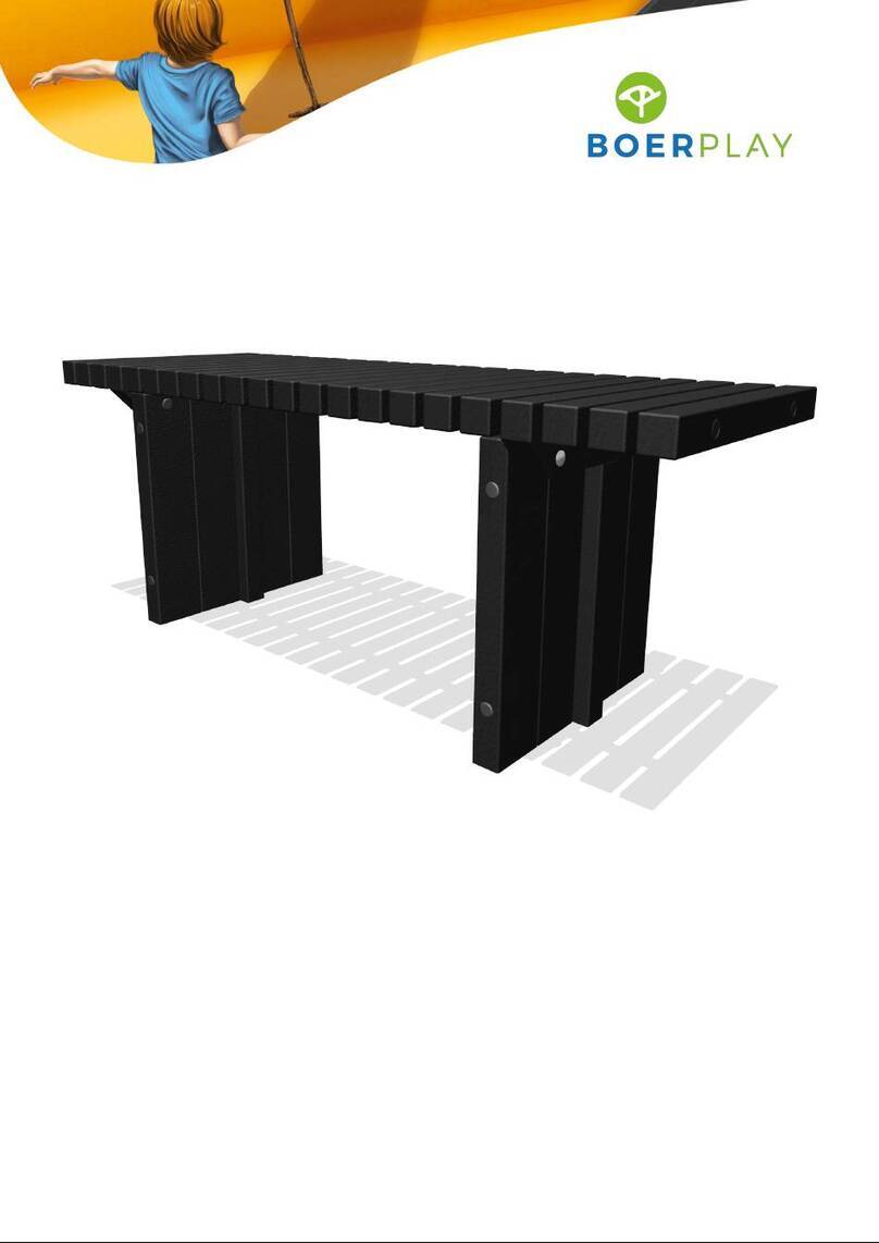 BOERPLAY PB Picnic Table model 321 manual BOERPLAY PB Picnic Table model 321 manual
