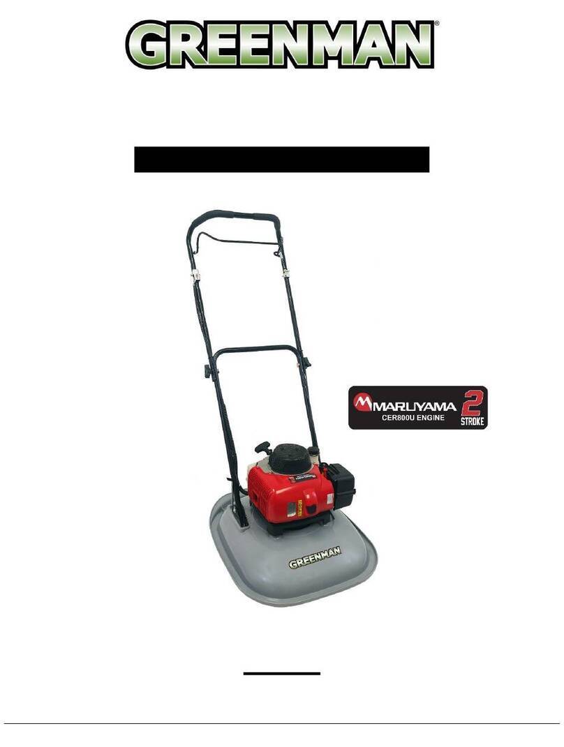 GREENMAN GHG190-M800 Operator's manual