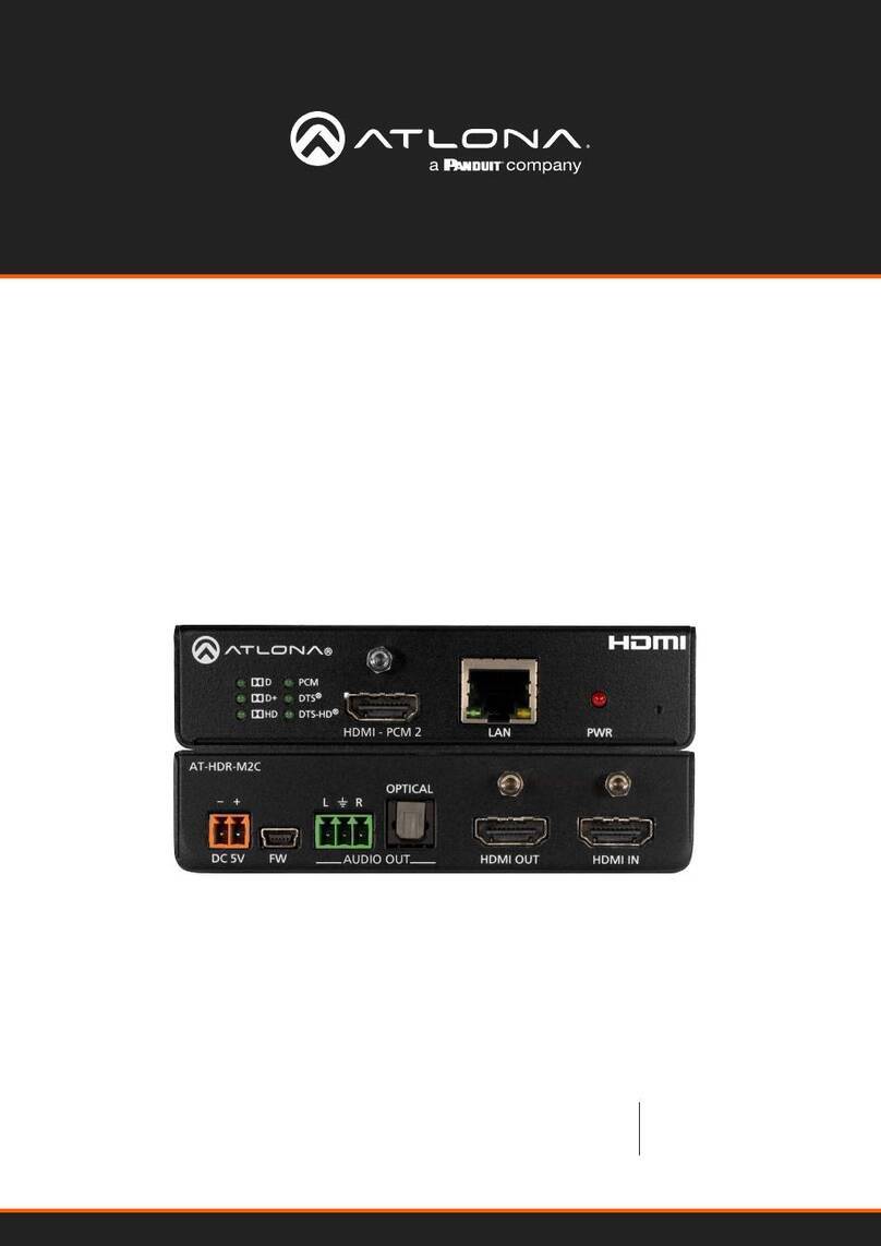 Panduit Atlona AT-HDR-M2C manual