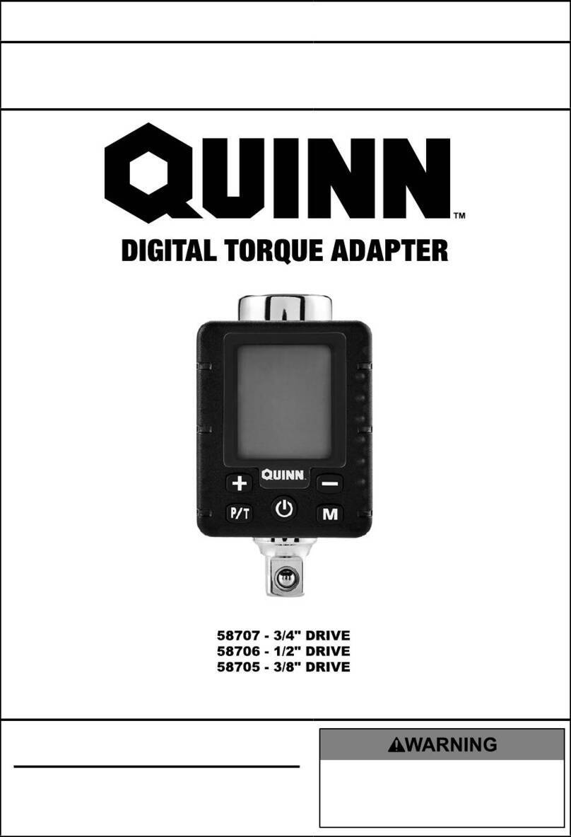 QUINN 58706 Owner's manual & safety instructions QUINN 58706 Owner's manual & safety instructions