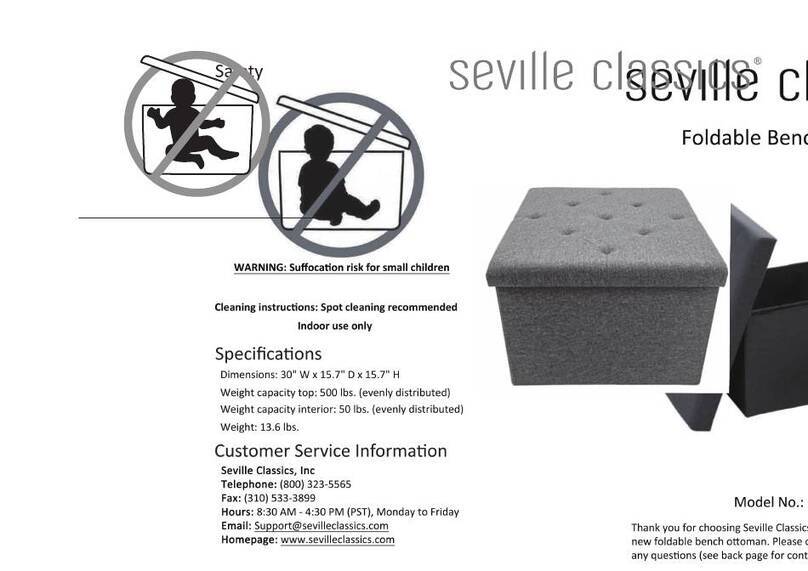 Seville Classics STR30251 quick start guide