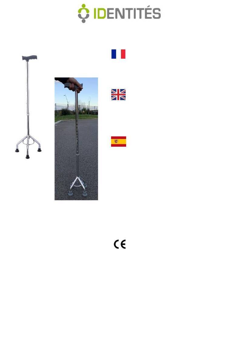 identités CLASSIC TRIPOD CANE User manual