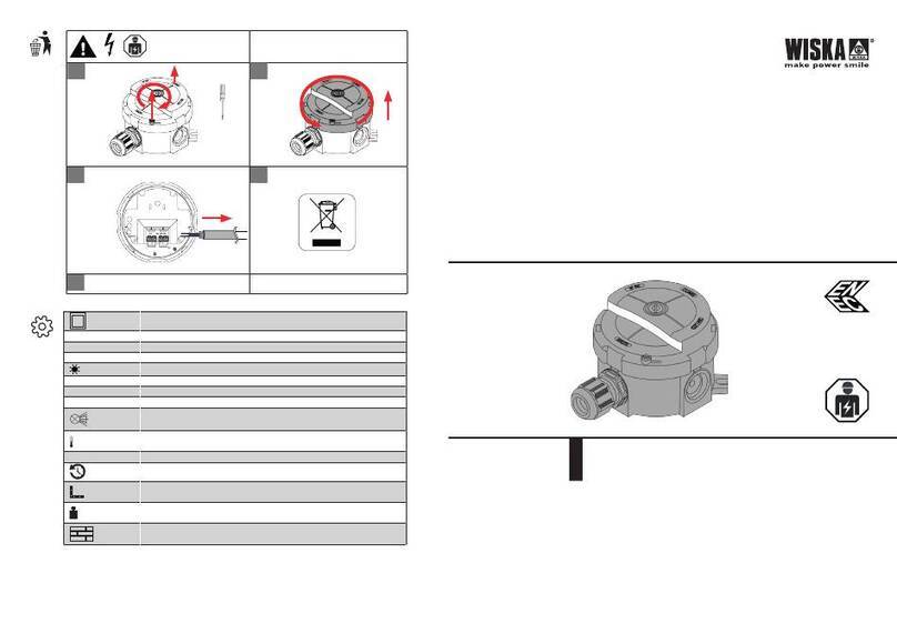 WISKA COMBI 304 LED Mounting instructions