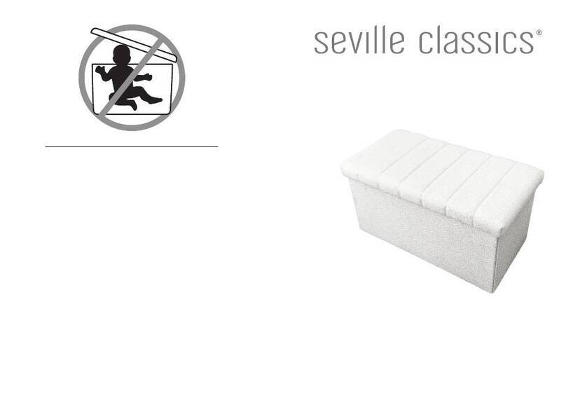 Seville Classics STR30253 quick start guide Seville Classics STR30253 quick start guide
