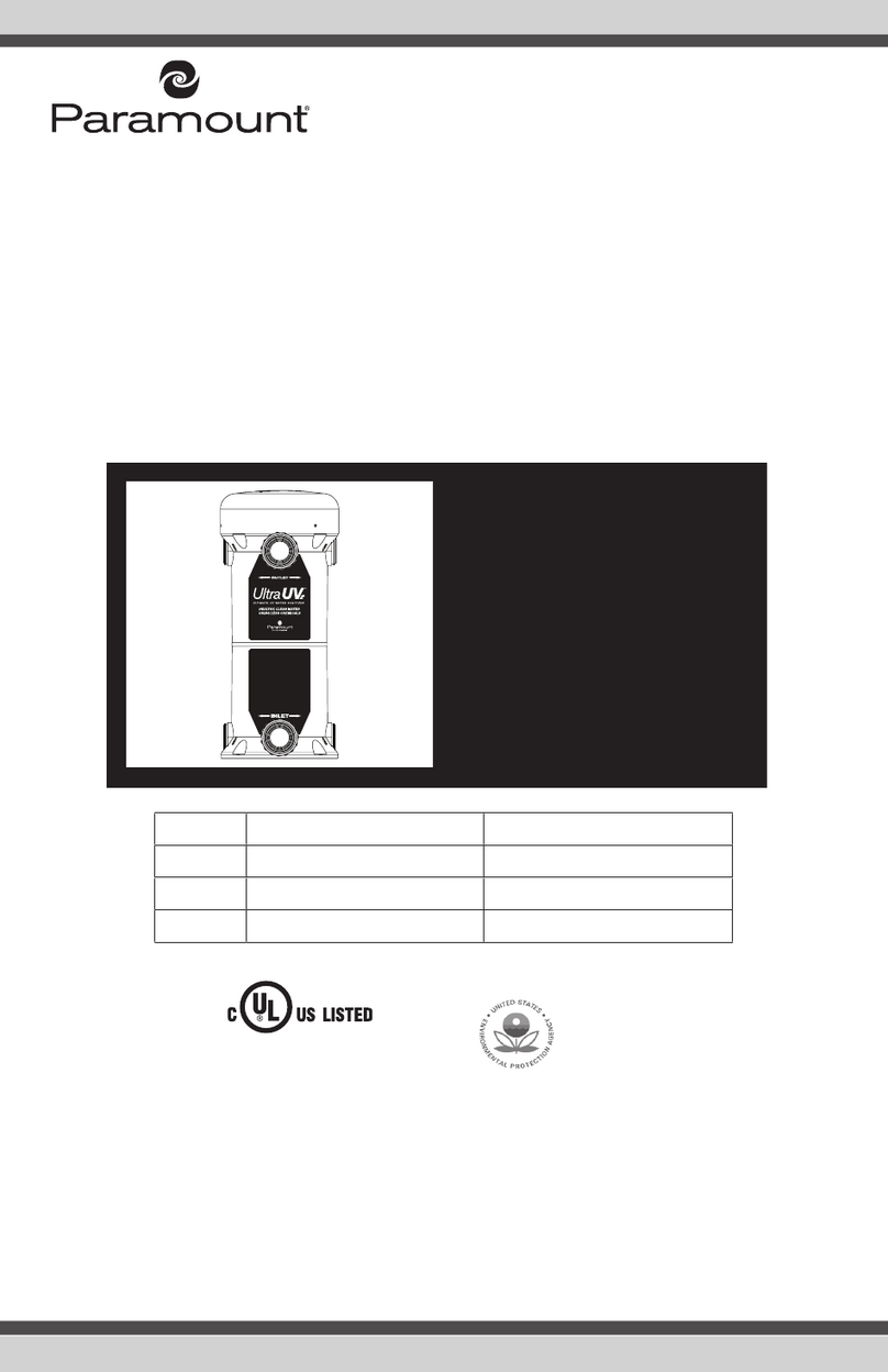 Paramount Fitness Ultra UV2 owner's manual