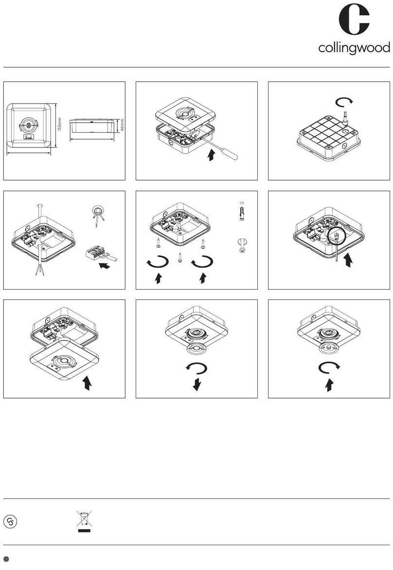 Collingwood Lighting Salvus Surface EMSBSQEM installation instructions Collingwood Lighting Salvus Surface EMSBSQEM installation instructions