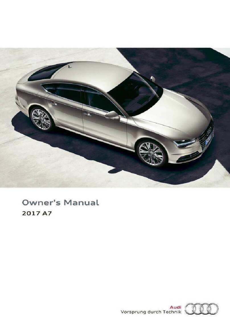 Audi A7 2017 User manual Audi A7 2017 User manual