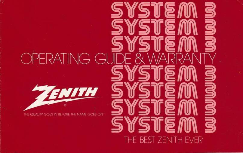 Zenith SYSTEM 3 Series User manual