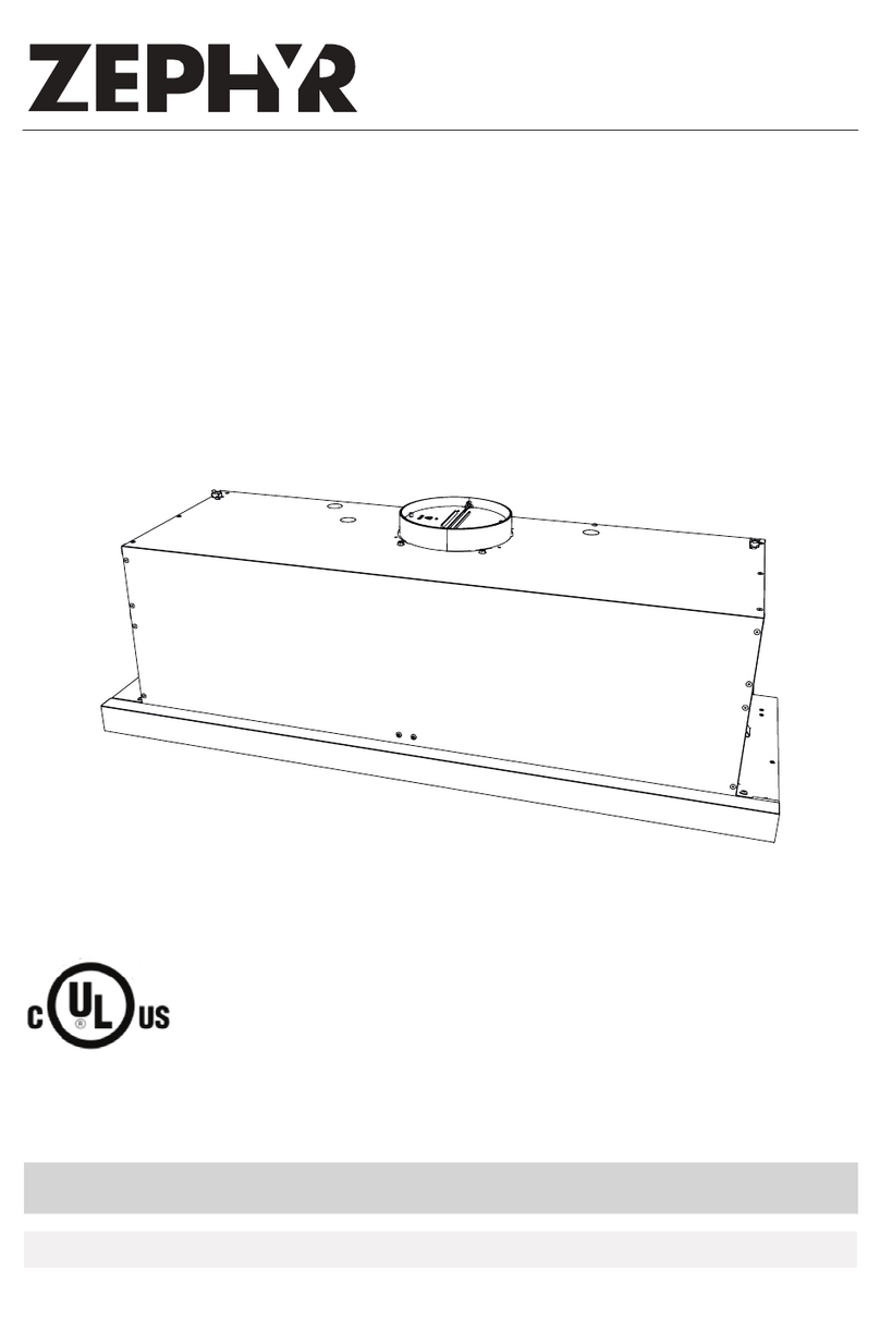 Zephyr VALINA ZVA-M60AS290 User manual