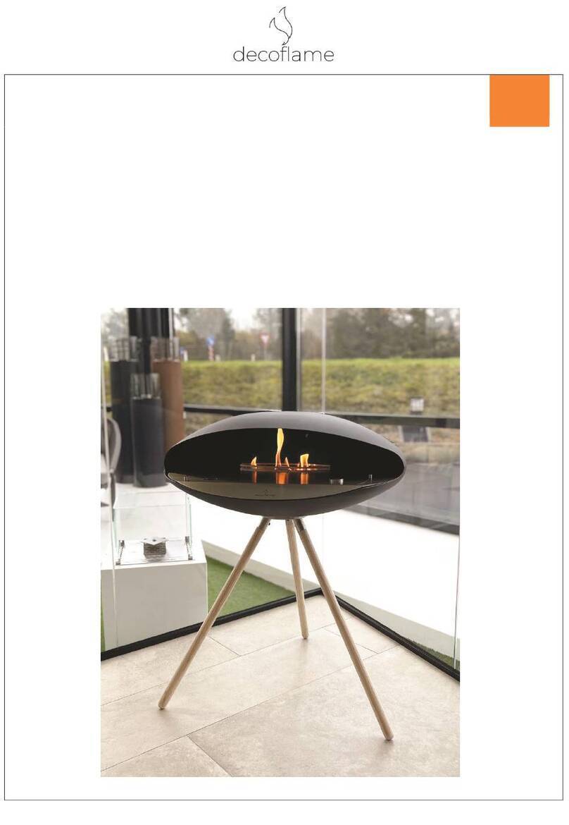decoflame ESPOO FLOOR User manual