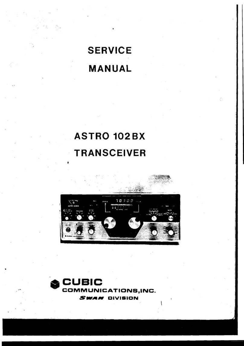 Swann CUBIC ASTRO 102 BX Service manual