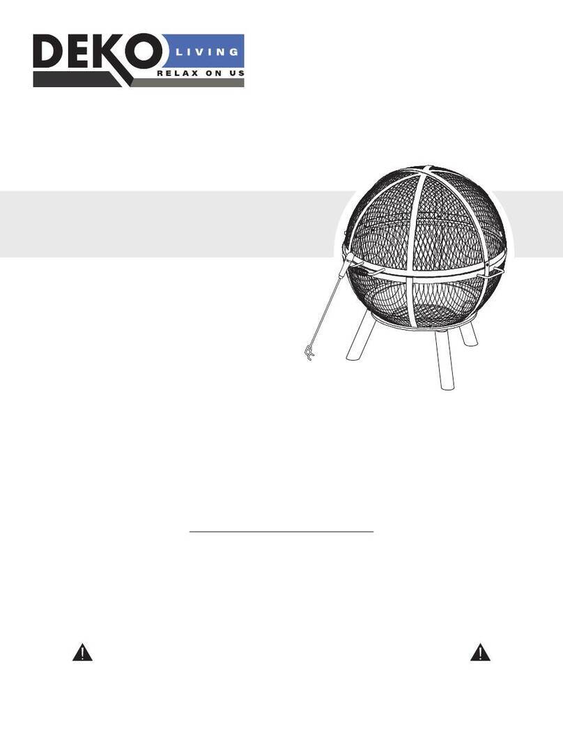 DEKO LIVING COB10508 instruction manual