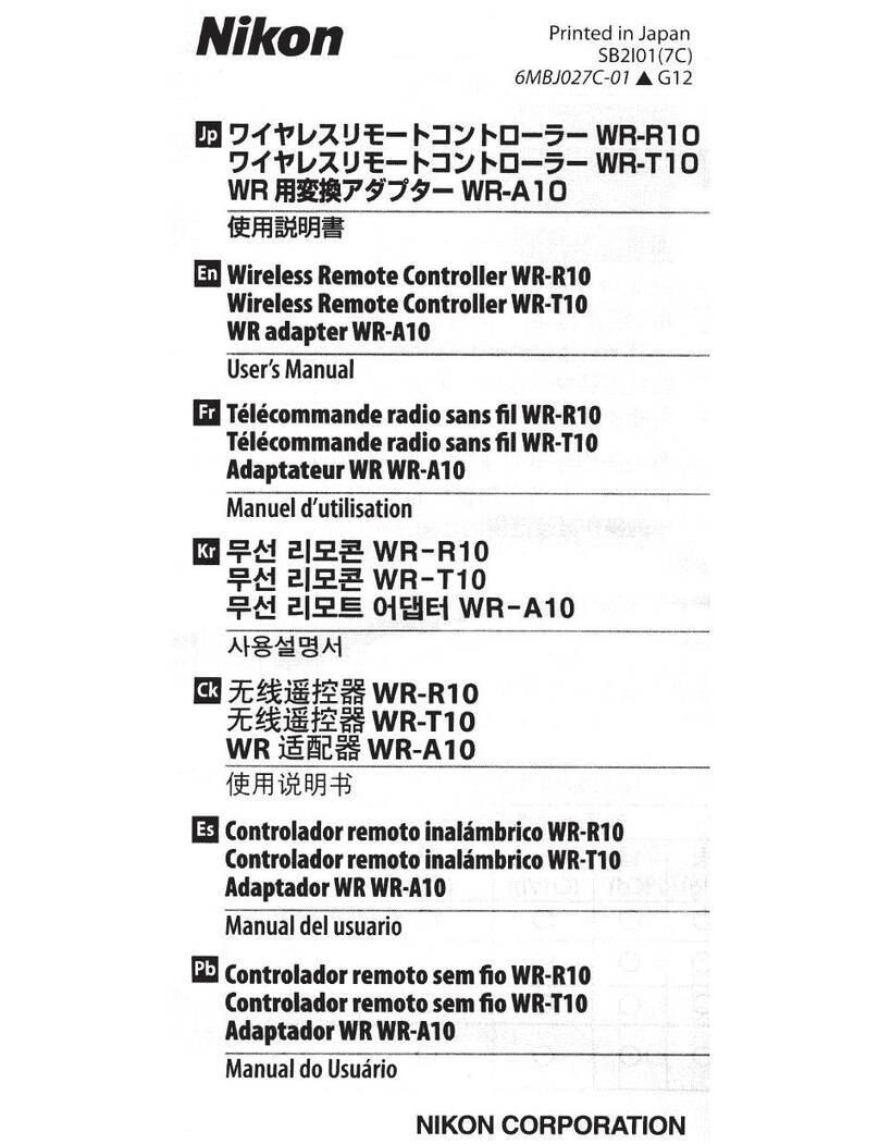 Nikon WR-R10 User manual