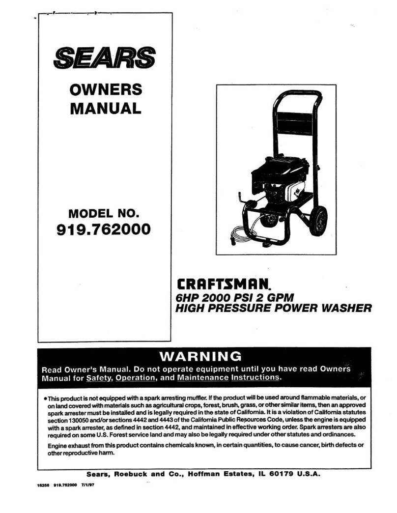 Sears Cratsman 919.762000 owner's manual